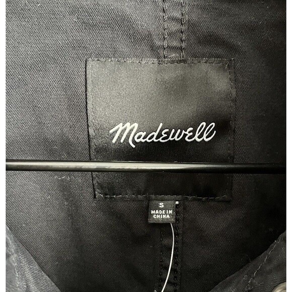 NWT! Madewell Women's S SURPLUS Jacket Black H4087 $118 - Picture 8 of 8